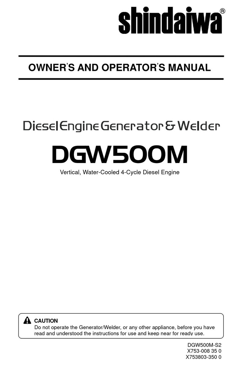 Shindaiwa DGW500M Manuel utilisateur