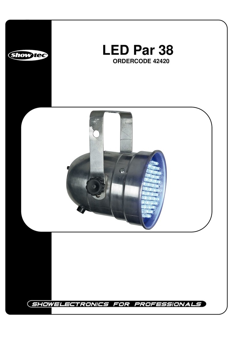 Show Tec LED Par 38 Manuel utilisateur
