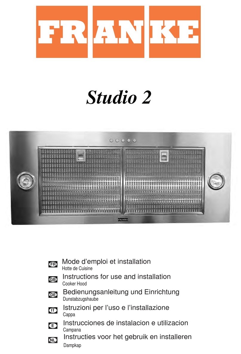 Franke Studio 2 Manuel d'utilisation