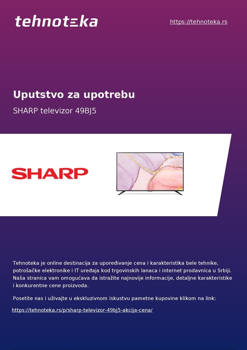 Sharp 49BJ5 Manuel utilisateur