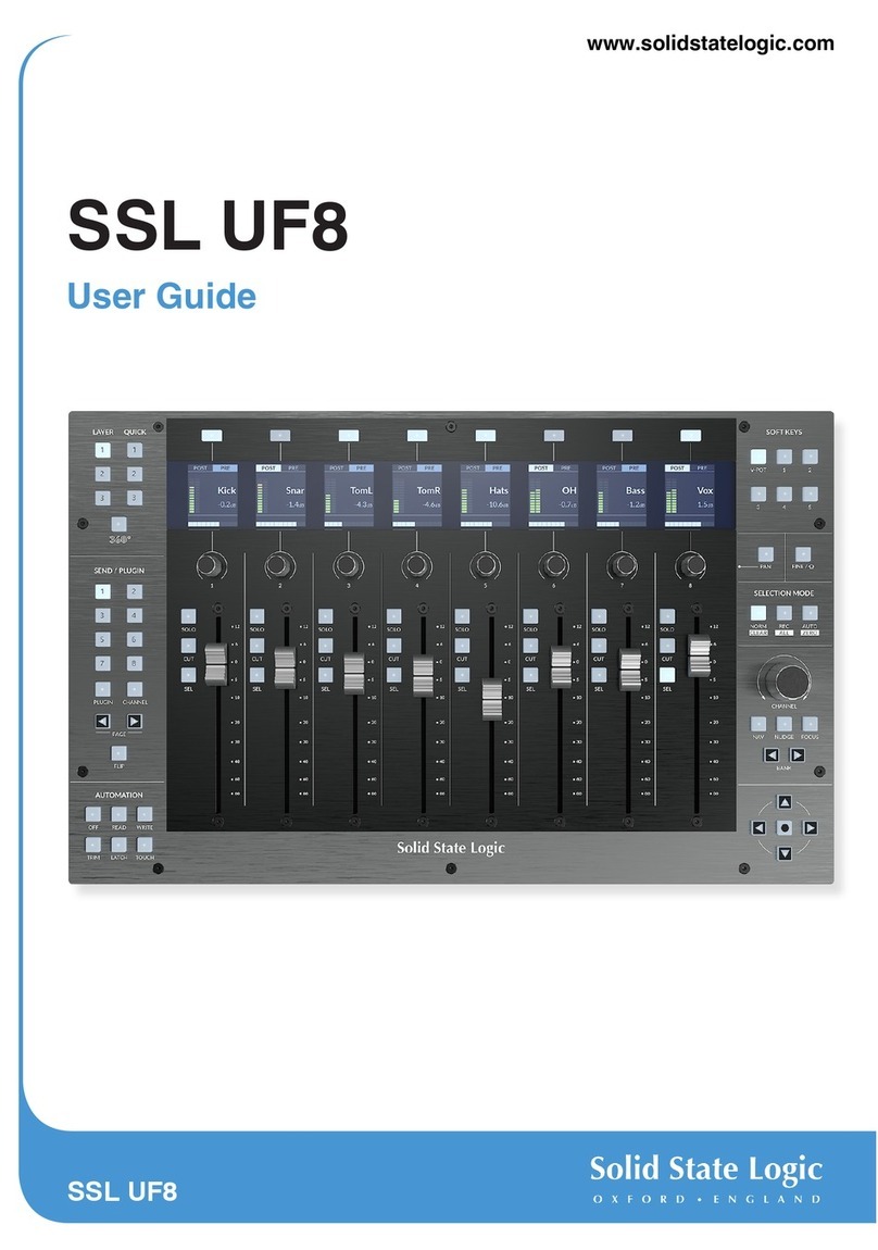 Solid State Logic UF8 Manuel utilisateur