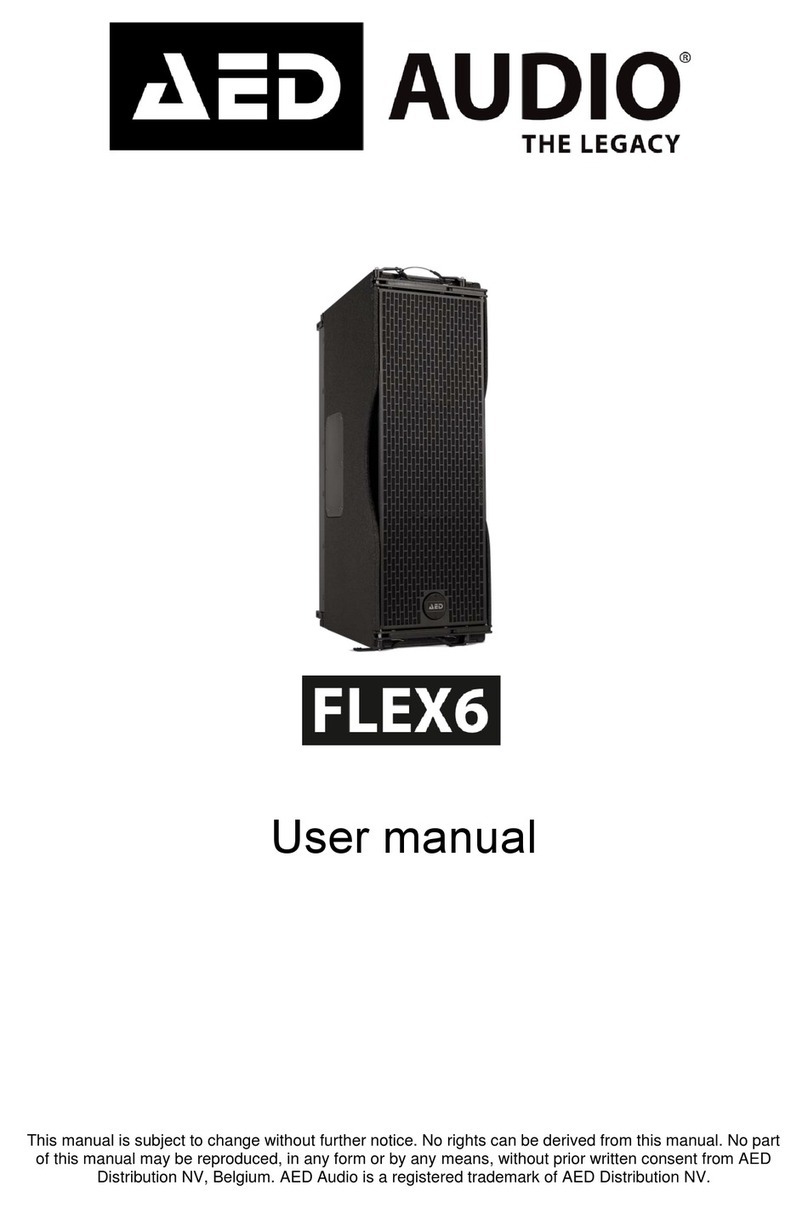 AED AUDIO FLEX6 Manuel utilisateur