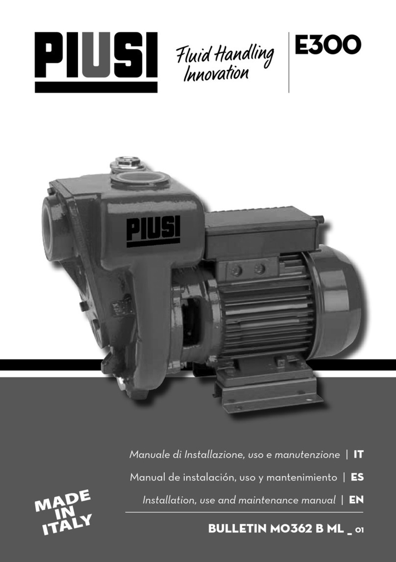 Piusi E300 Manuel de service