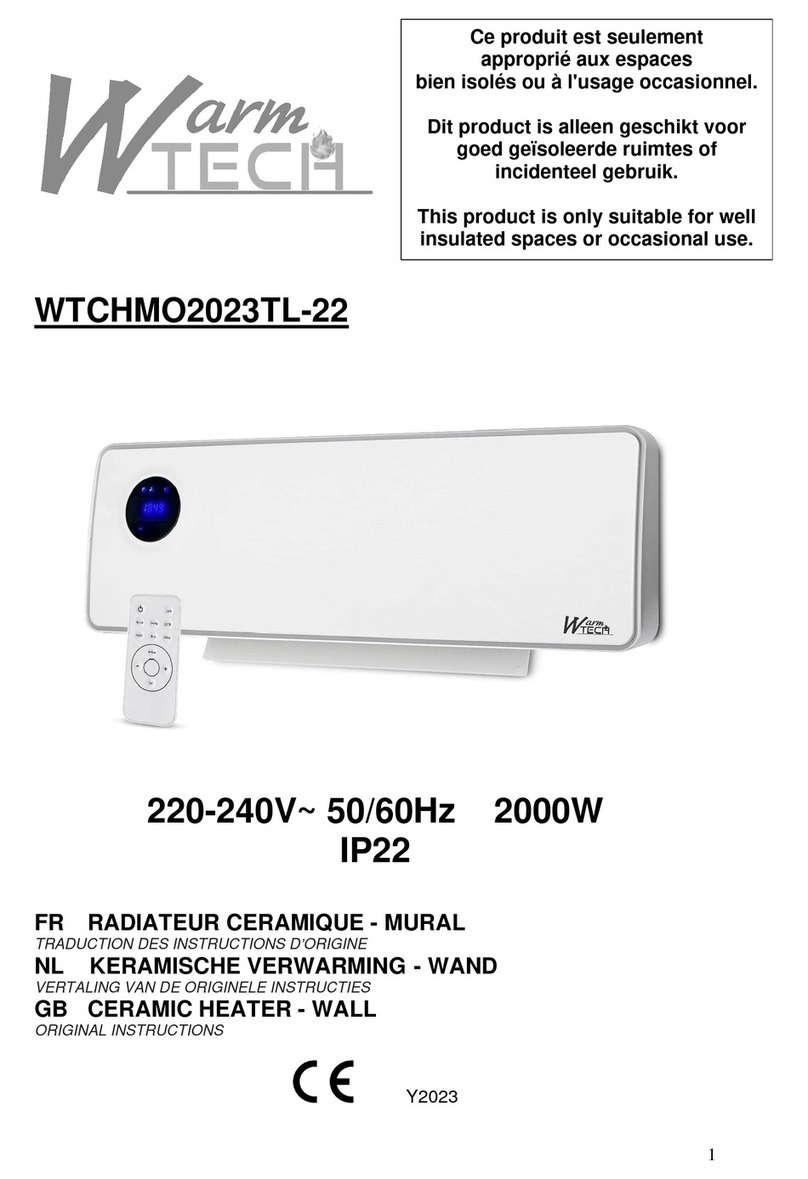 Warmtech WTCHMO2023TL-22 Manuel utilisateur