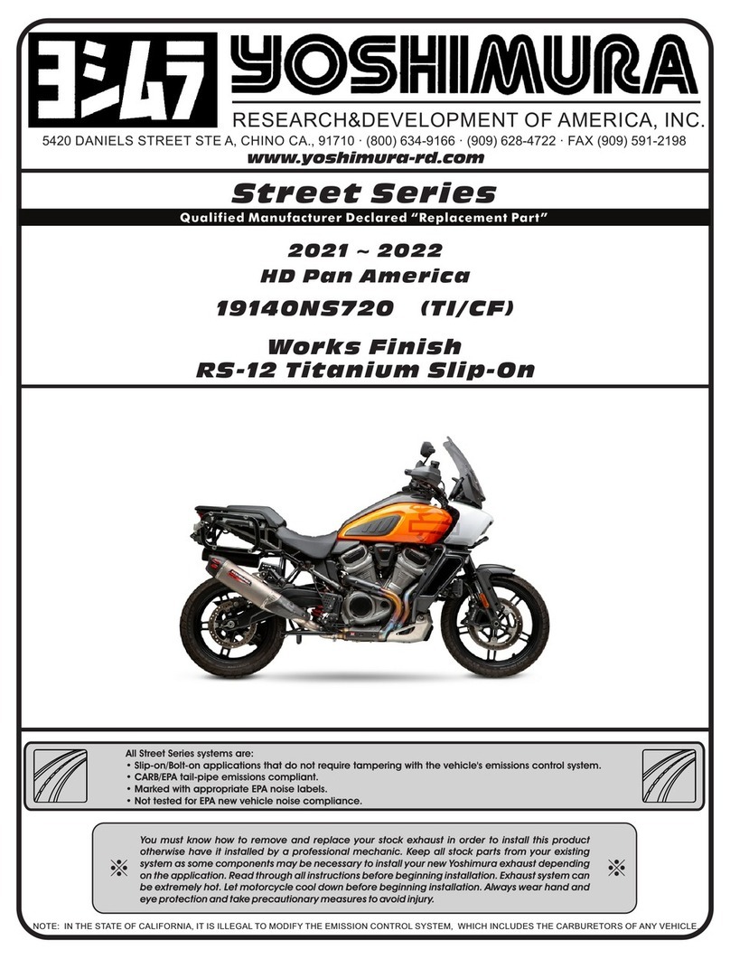 Yoshimura 19140NS720 Manuel utilisateur