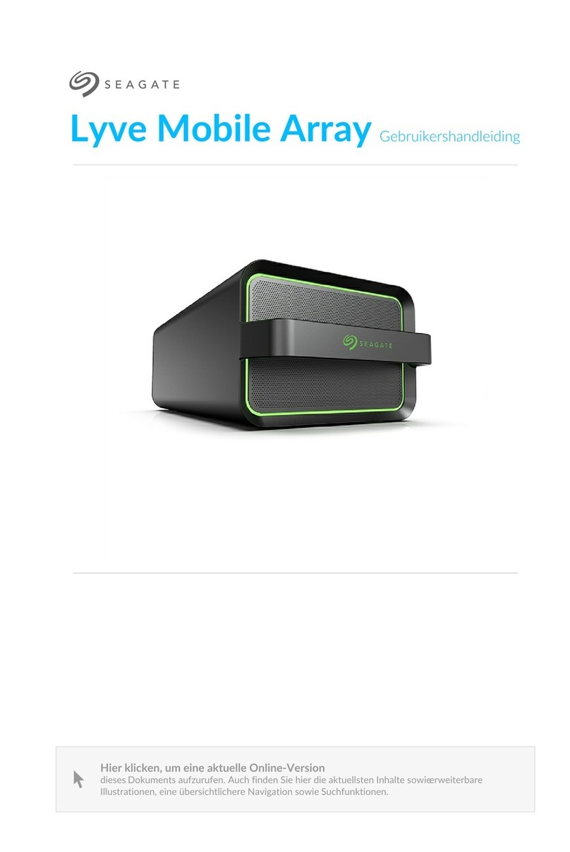 Seagate Lyve Mobile Array Manuel utilisateur
