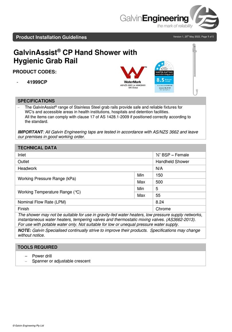 Galvin Engineering 41999CP Manuel utilisateur