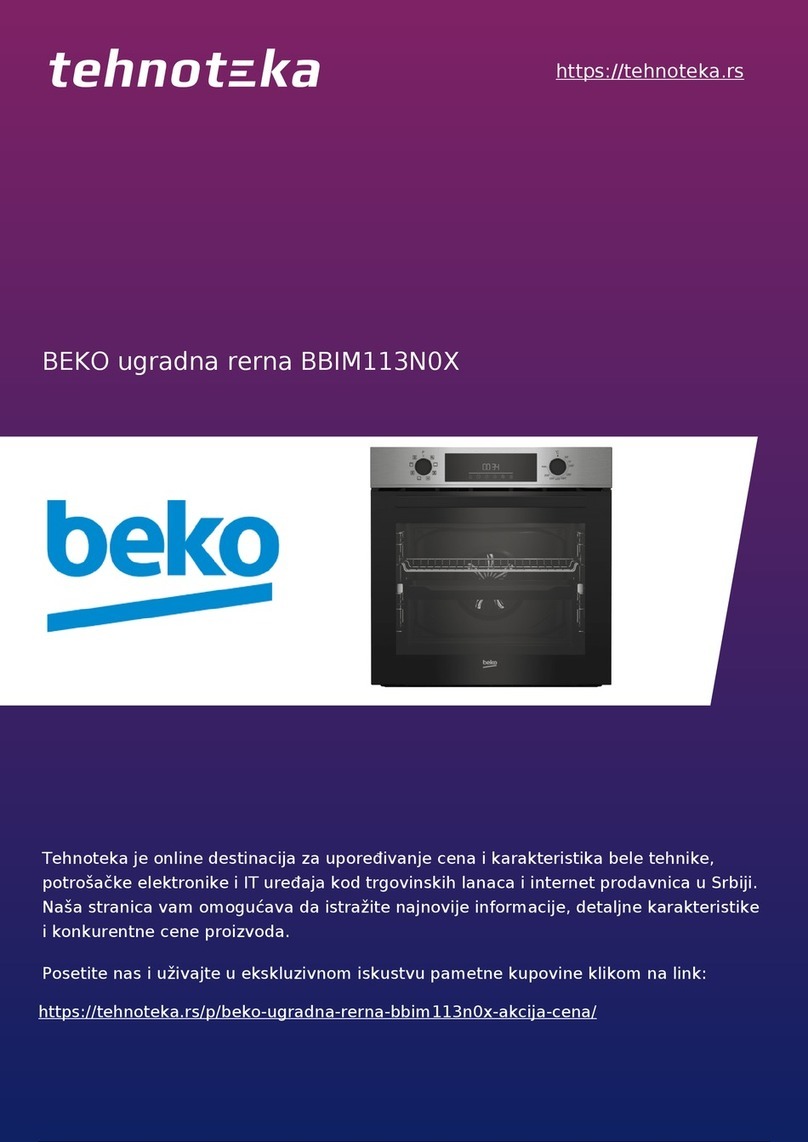 Beko BBIM113N0X Manuel utilisateur