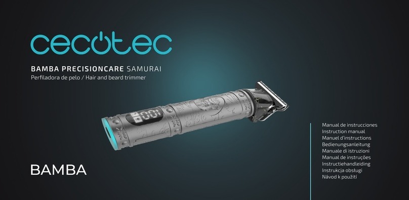 cecotec BAMBA PRECISIONCARE SAMURAI Manuel utilisateur