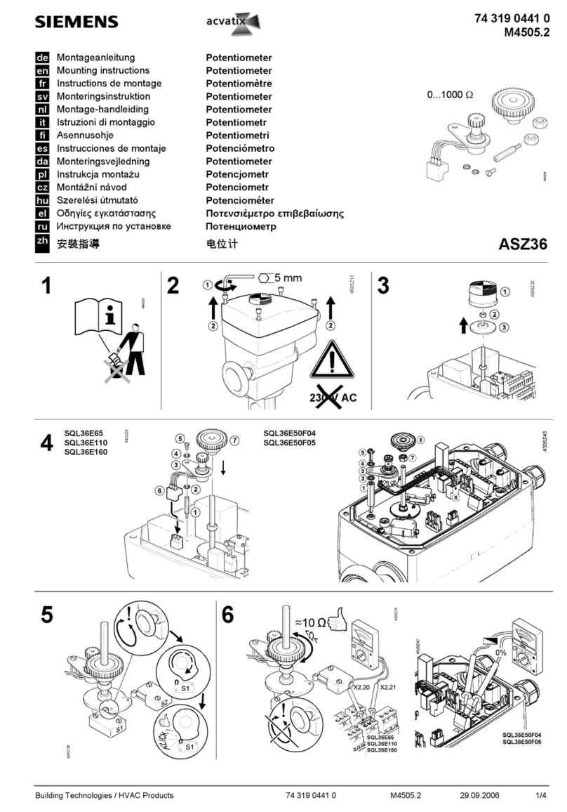 Siemens SQL36E110 Manuel utilisateur Siemens SQL36E110 Manuel utilisateur