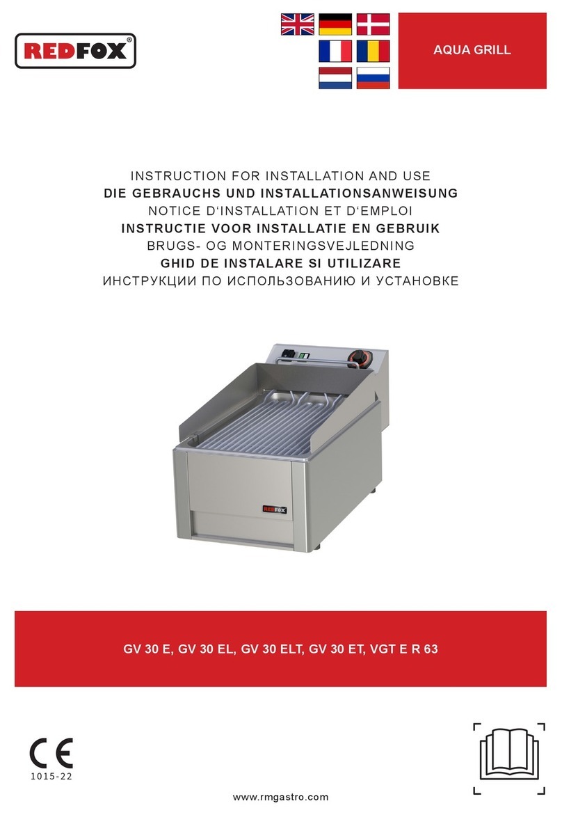 Redfox GV 30 E Manuel utilisateur