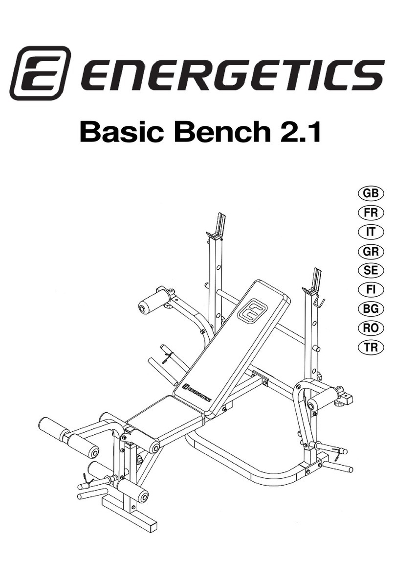 Energetics Basic Bench 2.1 Manuel utilisateur