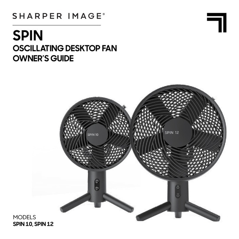 Sharper Image SPIN 10 Manuel utilisateur