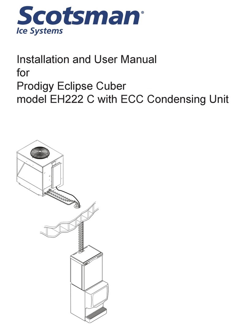 Scotsman Prodigy Eclipse Cuber EH222 C Manuel utilisateur Scotsman Prodigy Eclipse Cuber EH222 C Manuel utilisateur