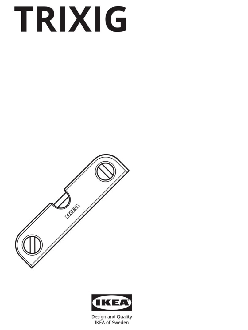 IKEA TRIXIG Manuel utilisateur