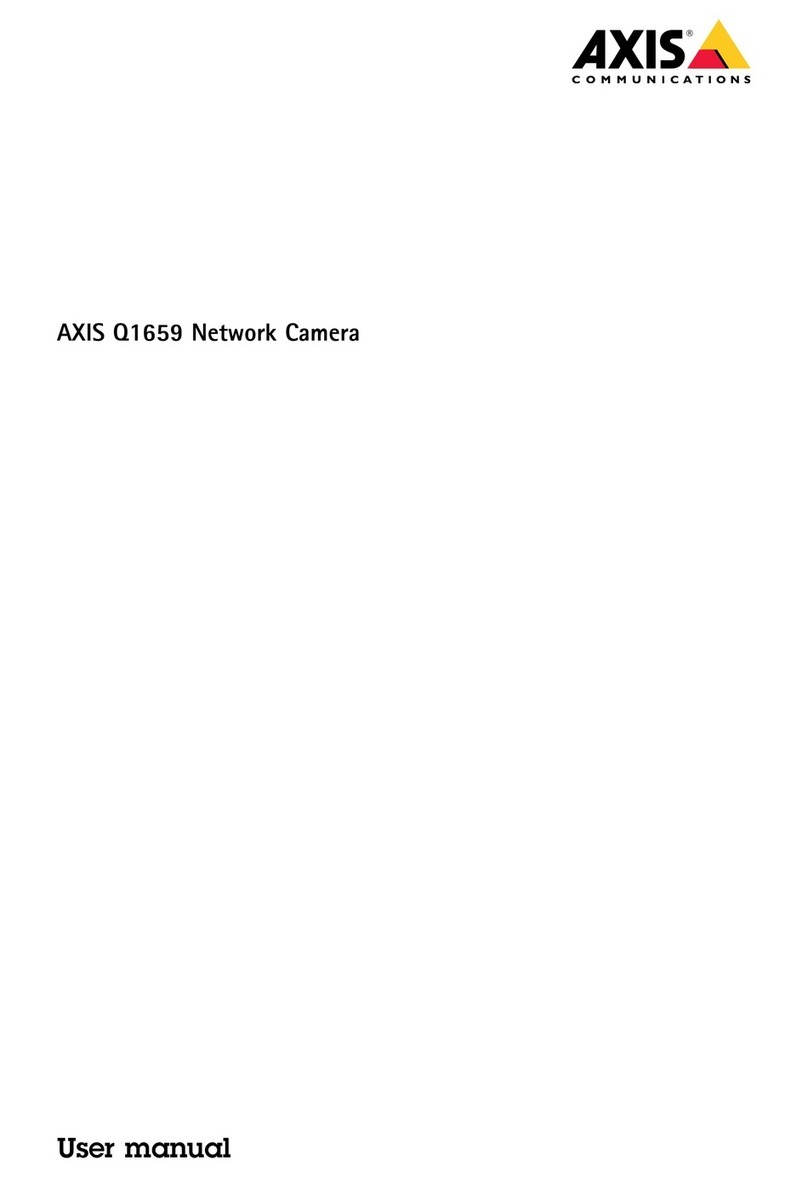 Axis Q1659 Manuel utilisateur