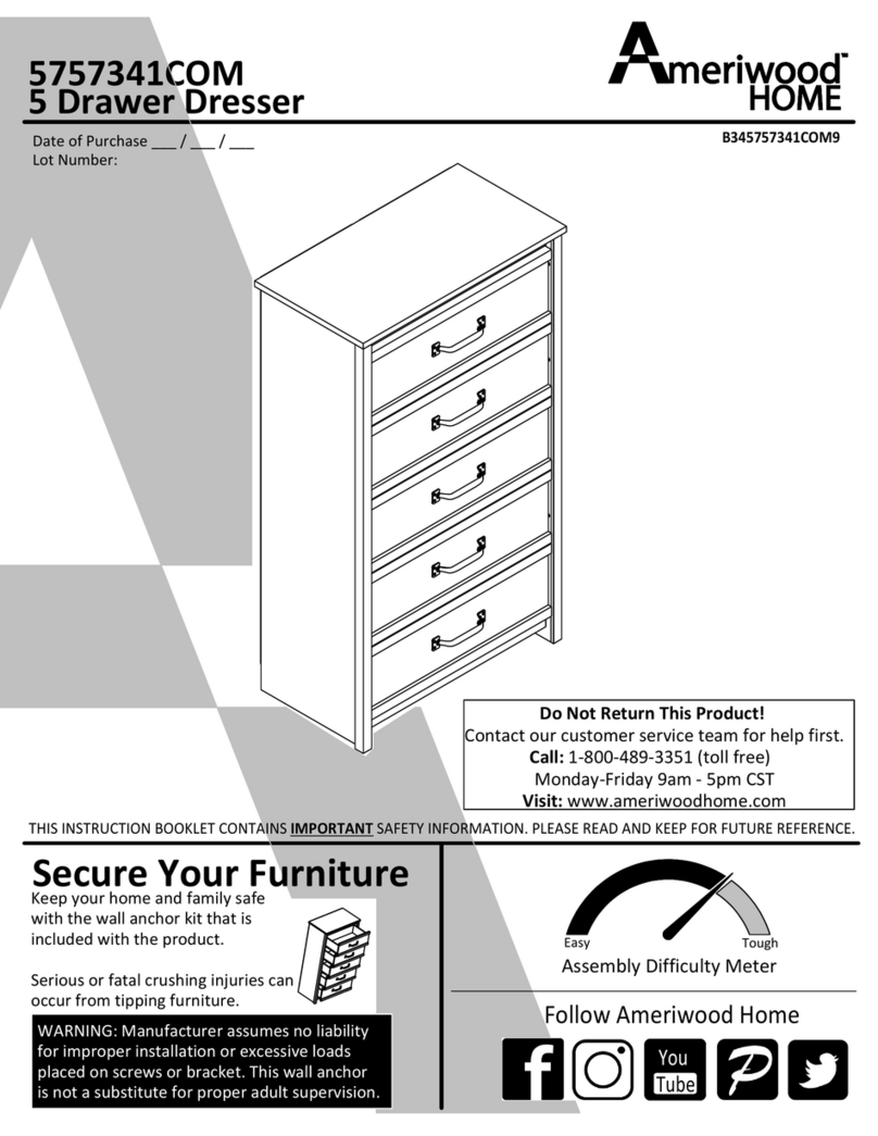 Ameriwood HOME 5757341COM Manuel utilisateur