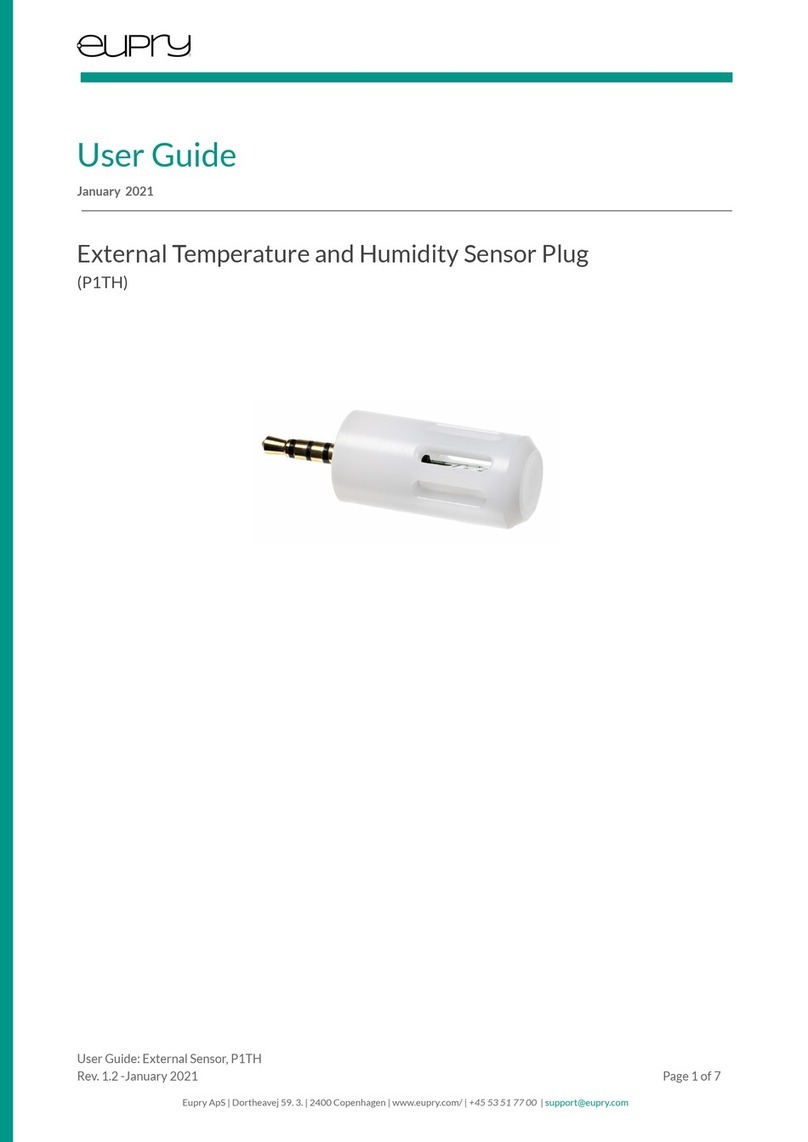 EUPRY P1TH Manuel utilisateur EUPRY P1TH Manuel utilisateur