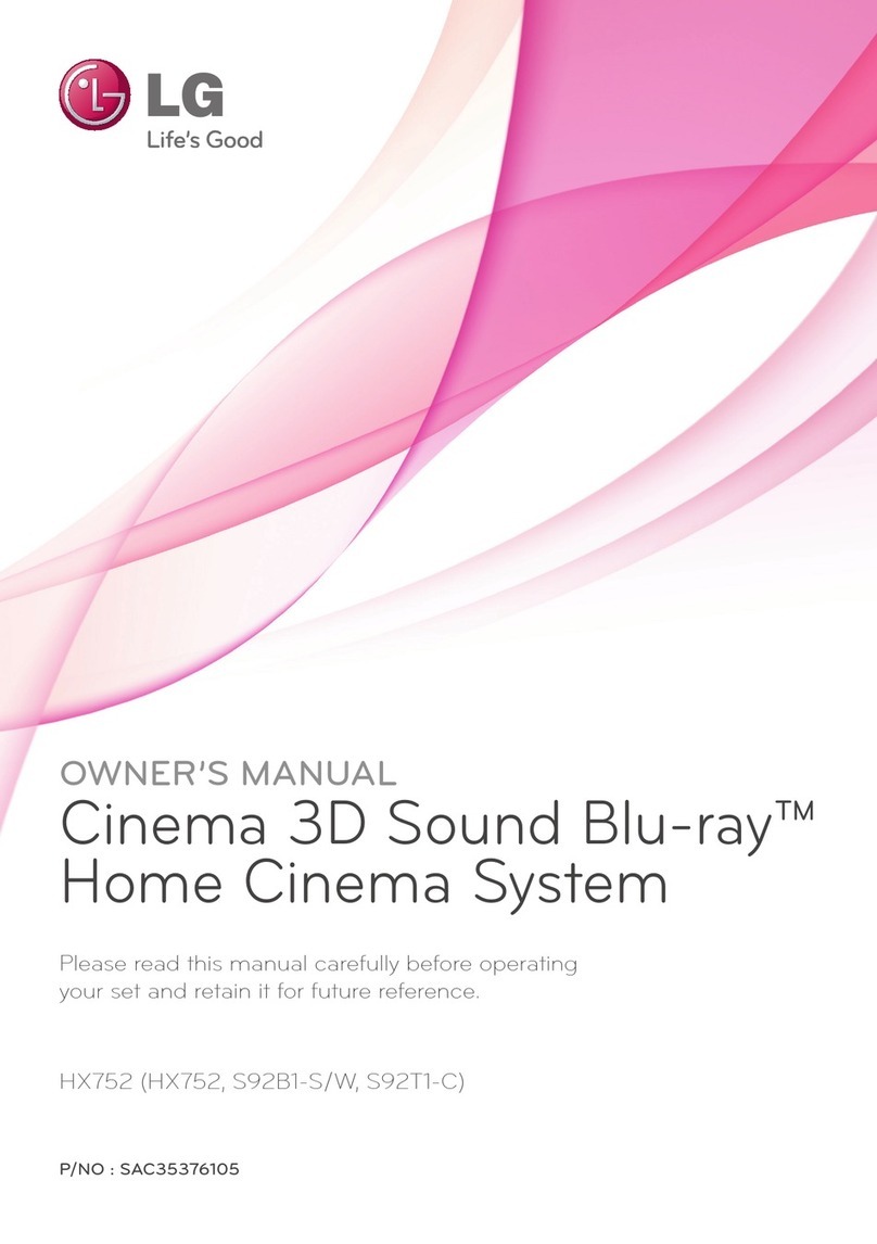 LG HX752 Manuel utilisateur