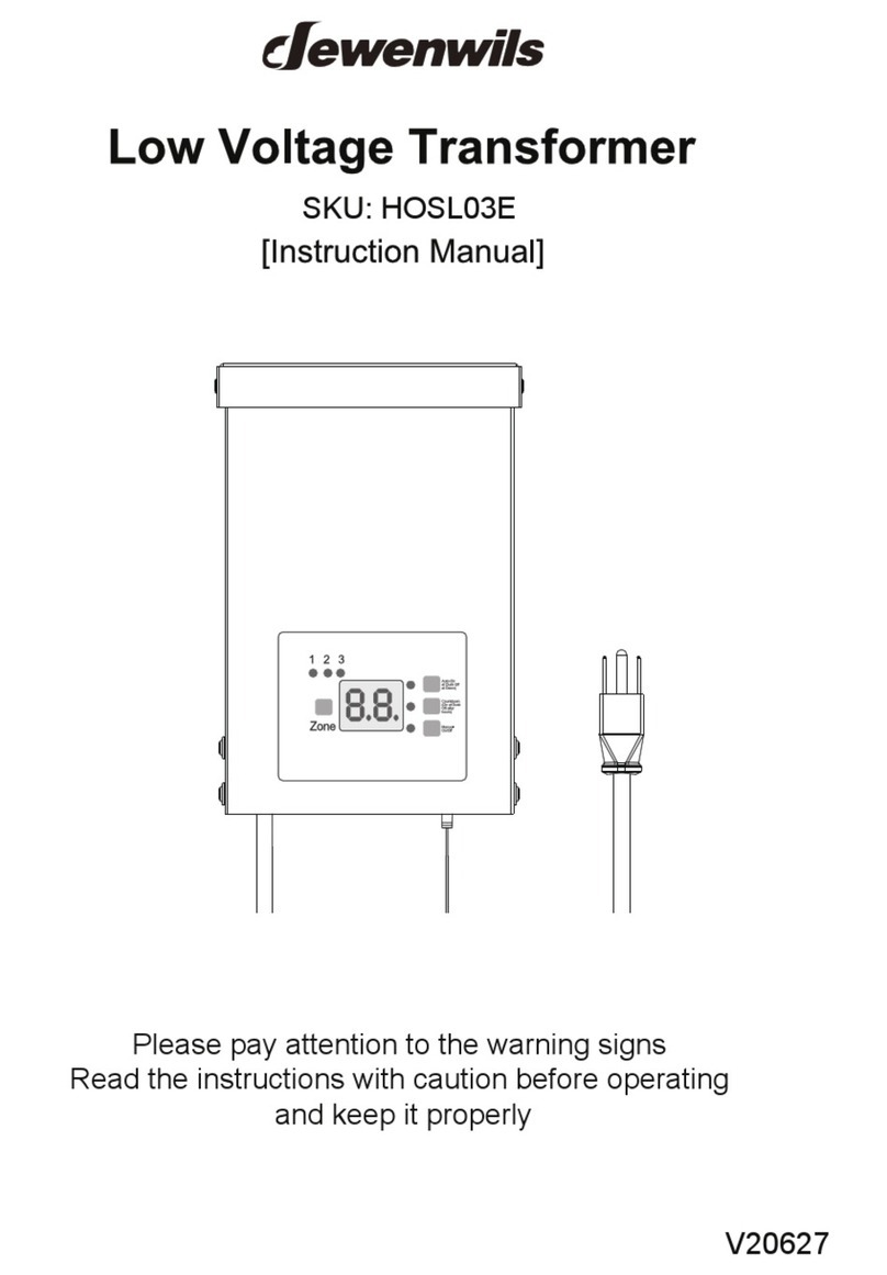 Dewenwils HOSL03E Manuel utilisateur