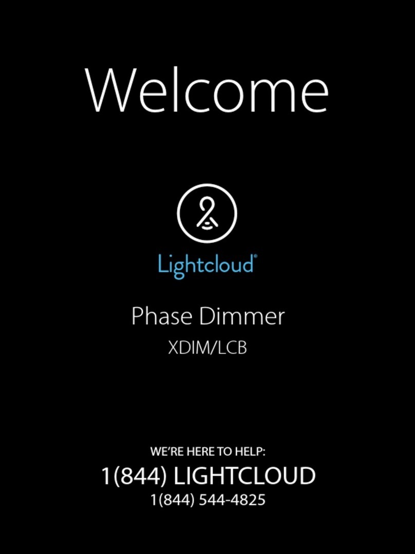Lightcloud XDIM Manuel utilisateur