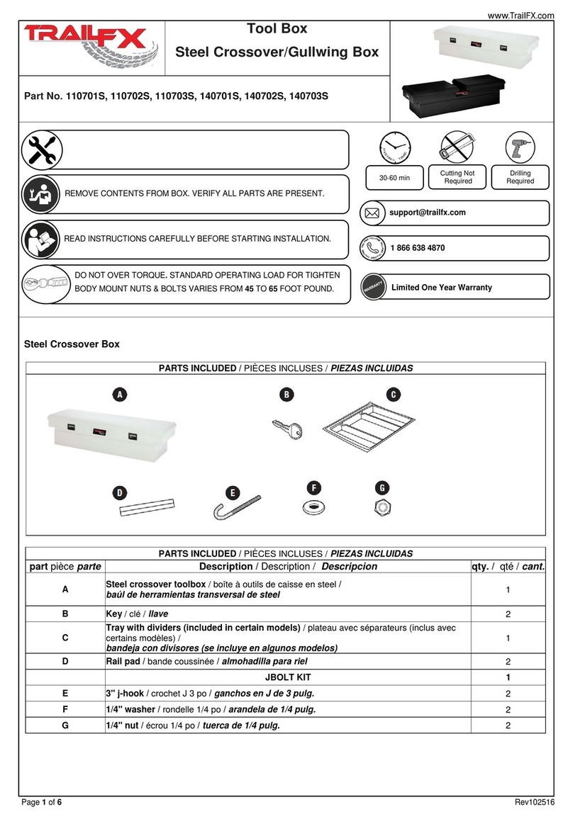 TrailFX 110701S Manuel utilisateur