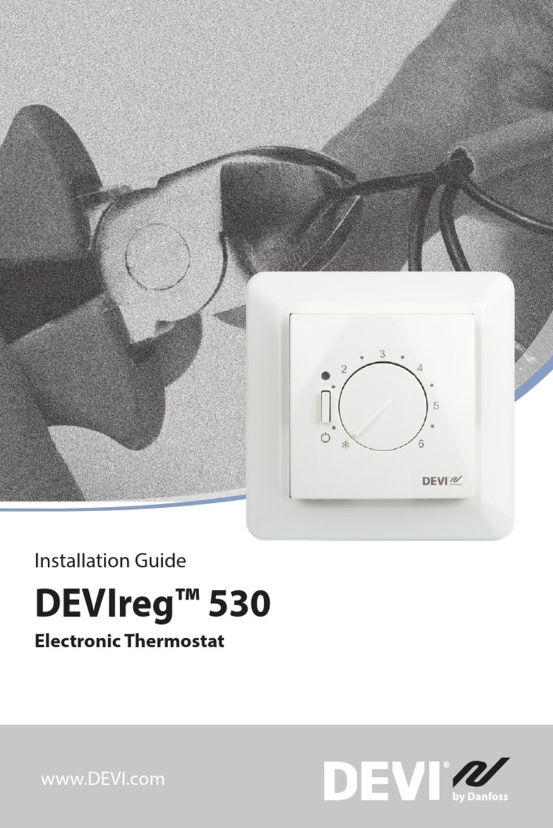 Danfoss DEVIreg 530 Manuel utilisateur Danfoss DEVIreg 530 Manuel utilisateur