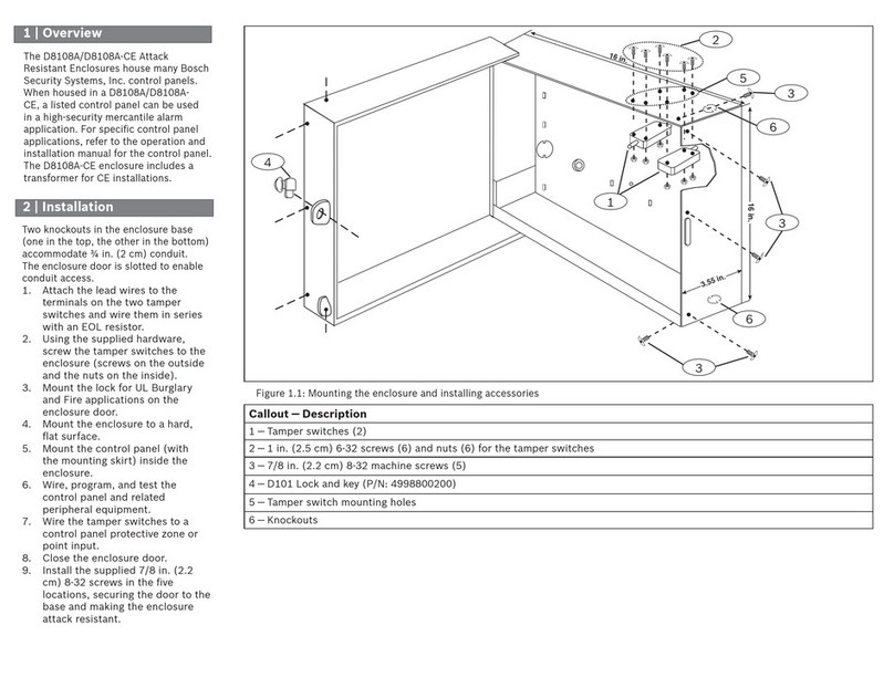 Bosch D8108A Manuel utilisateur