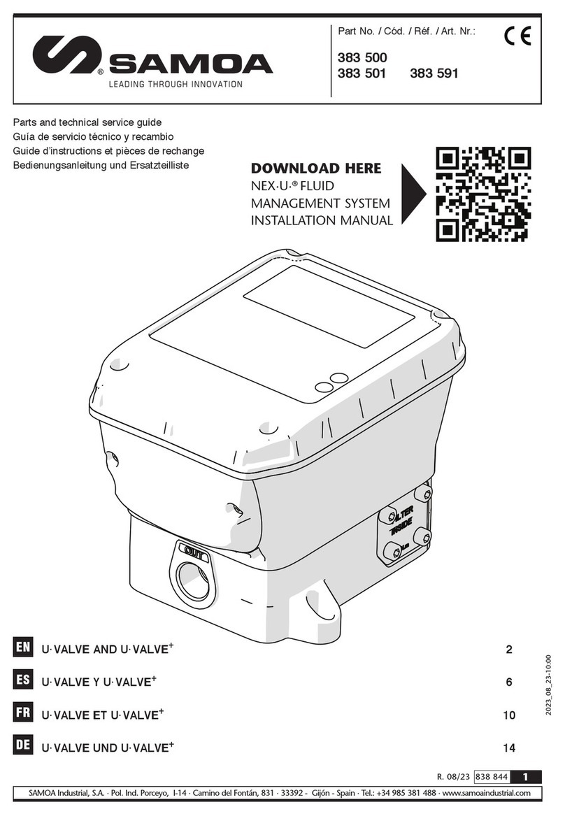 Samoa U.VALVE Manuel d'utilisation