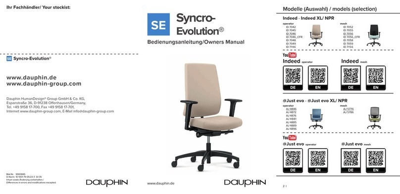 Dauphin SyncroEvolution Indeed Series Manuel utilisateur Dauphin SyncroEvolution Indeed Series Manuel utilisateur