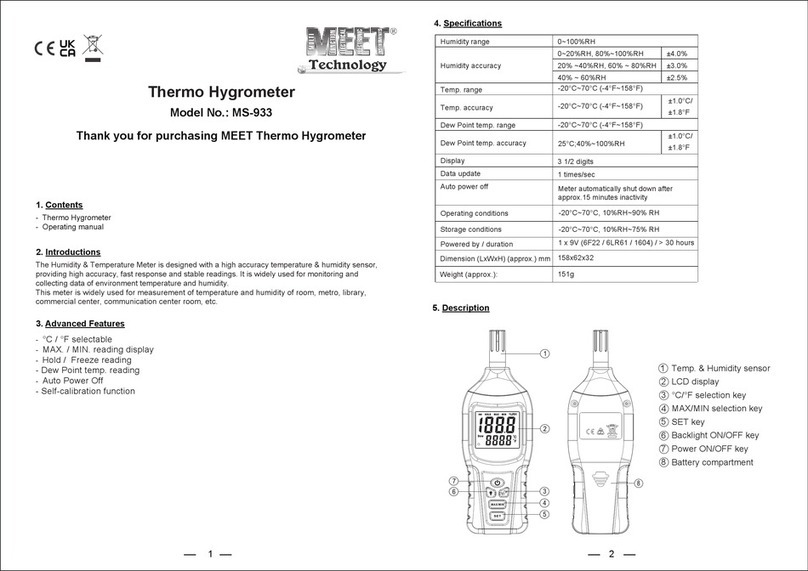 MEET Technology MS-933 Manuel utilisateur