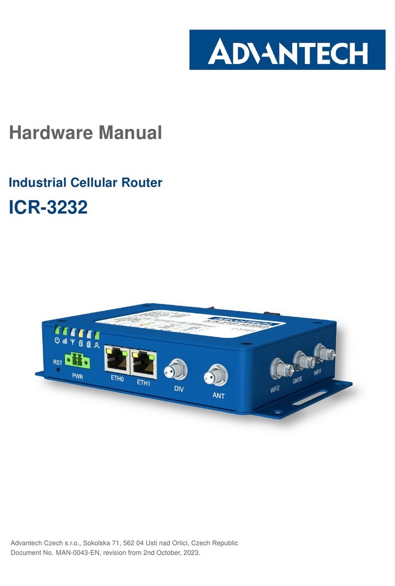 Advantech ICR-3232 Manuel utilisateur