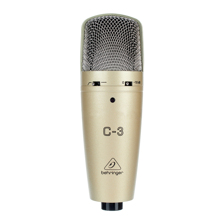 Behringer C-3 Manuel utilisateur