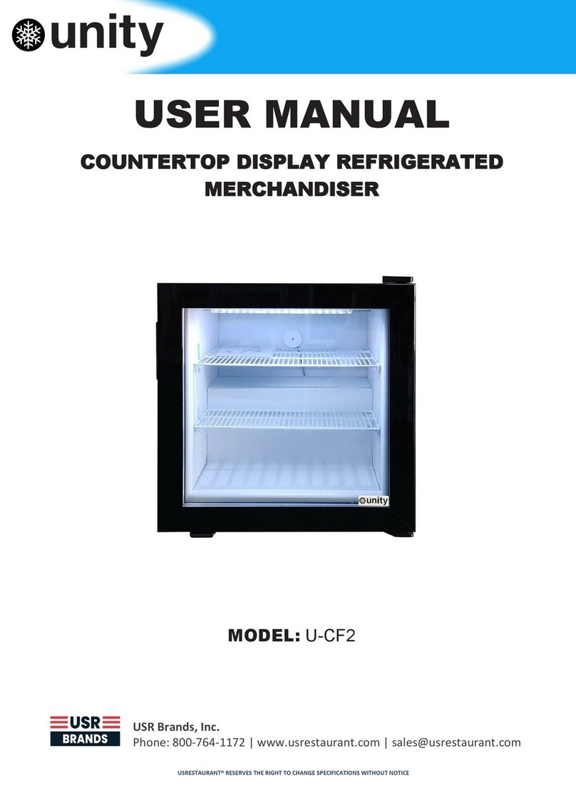 USR Brands Unity U-CF2 Manuel utilisateur