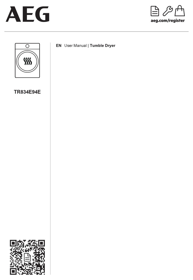 AEG TR834E94E Manuel utilisateur