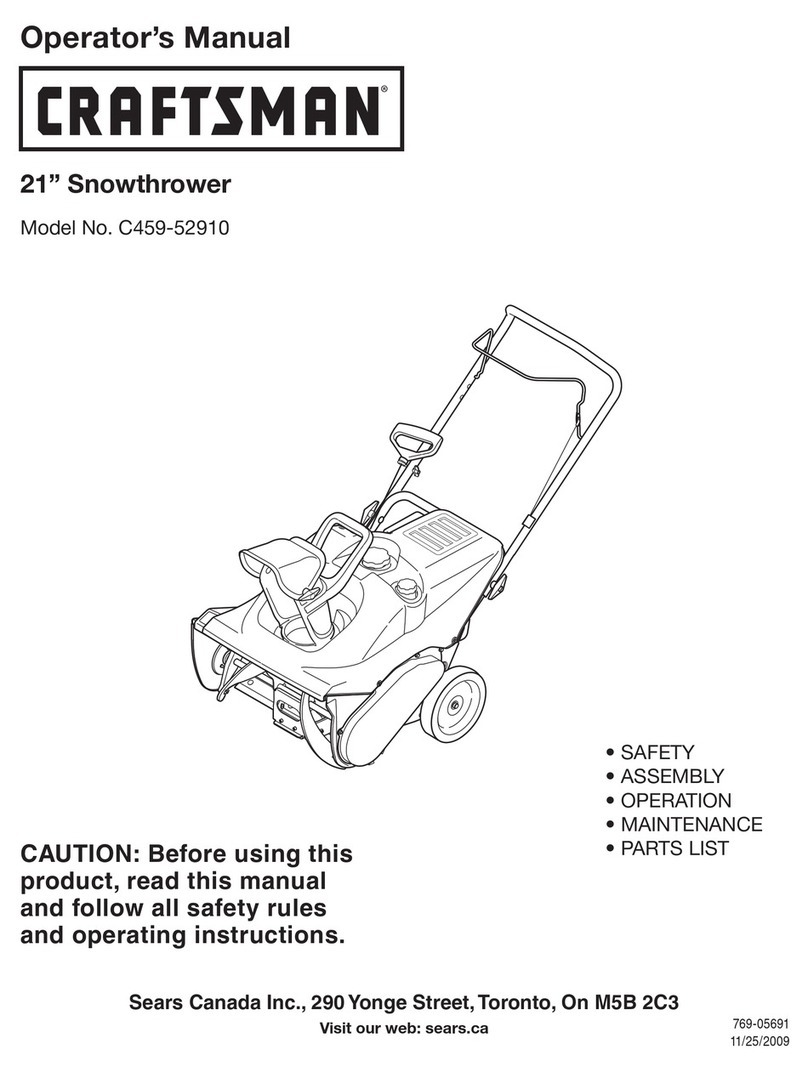 Craftsman C459-52910 Manuel utilisateur