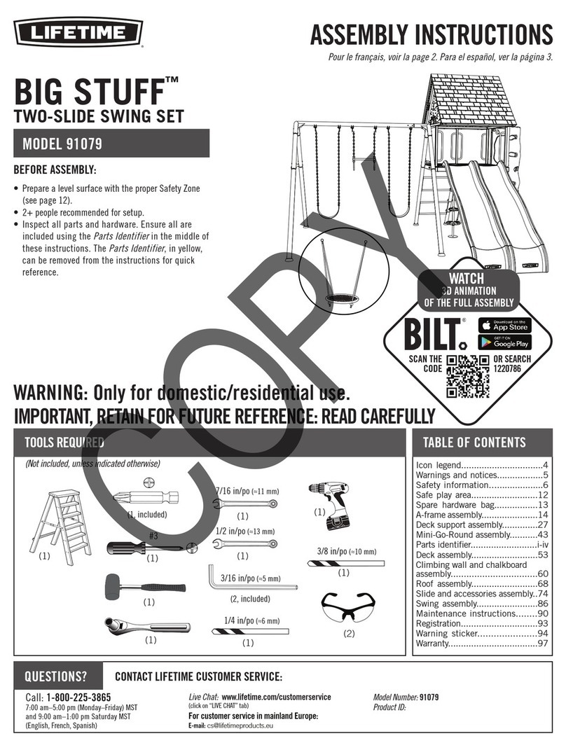 Lifetime BIG STUFF 91079 Manuel utilisateur Lifetime BIG STUFF 91079 Manuel utilisateur