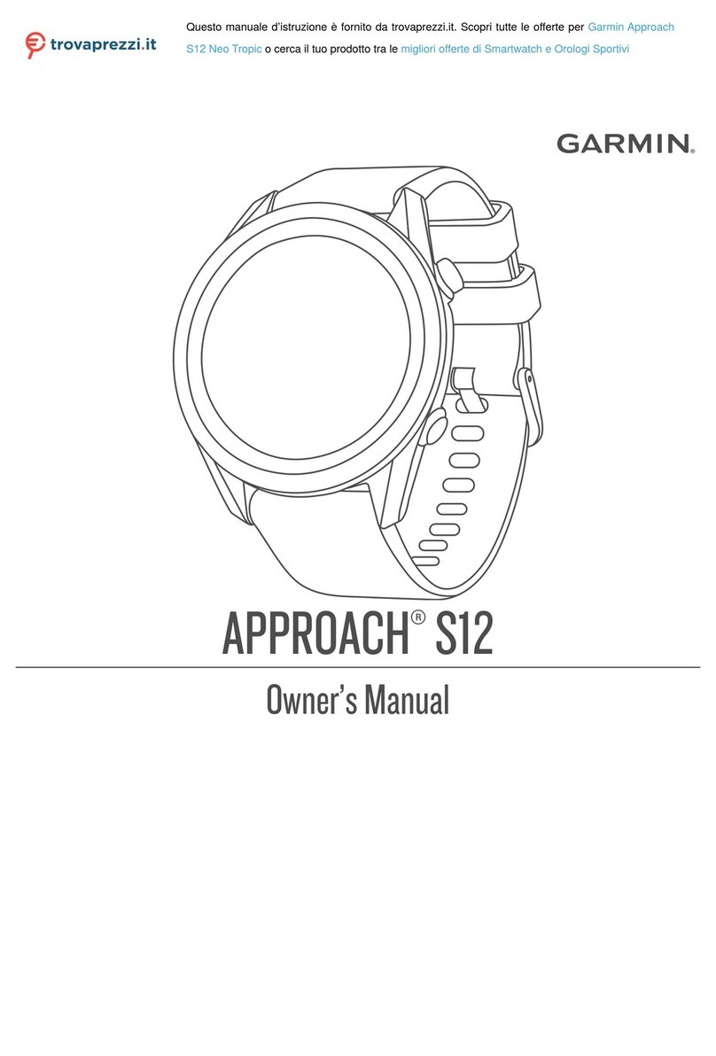 Garmin Approach S12 Neo Tropic Manuel utilisateur