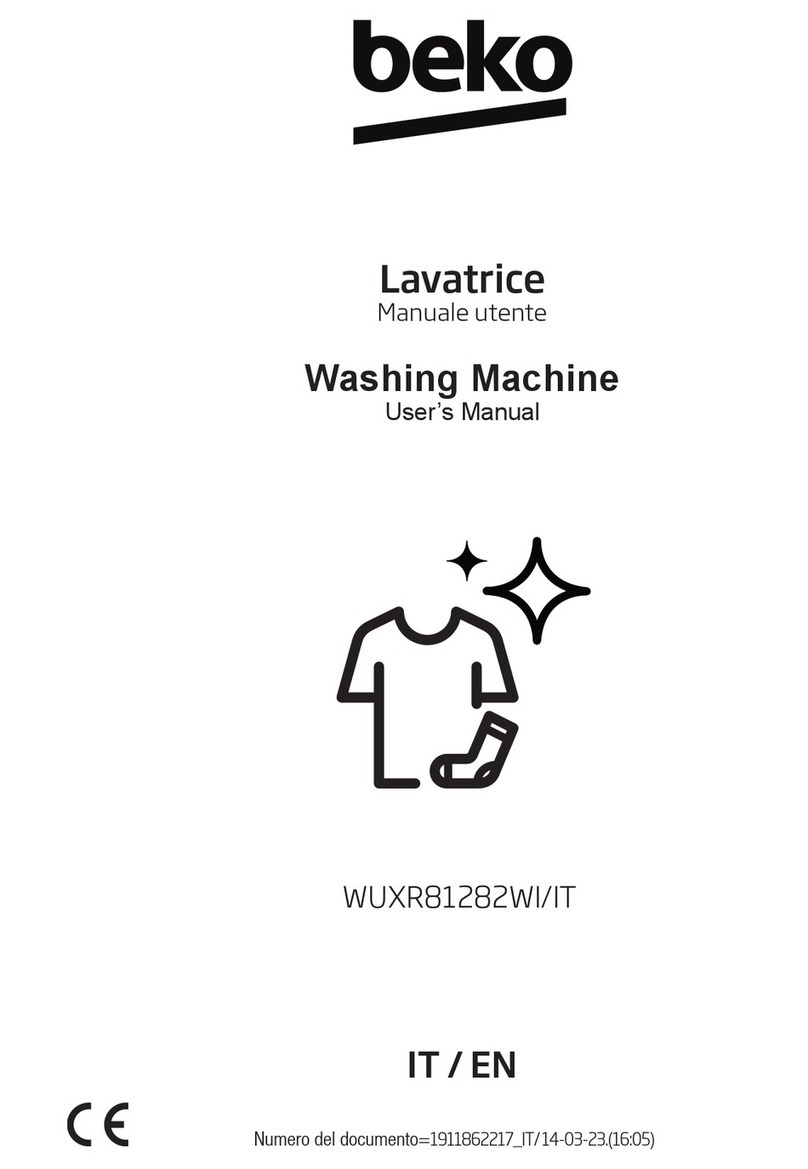 Beko WUXR81282WI Manuel utilisateur