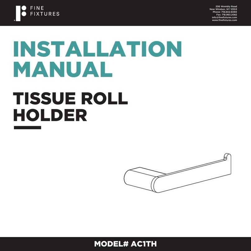 fine fixtures AC1TH Manuel utilisateur fine fixtures AC1TH Manuel utilisateur
