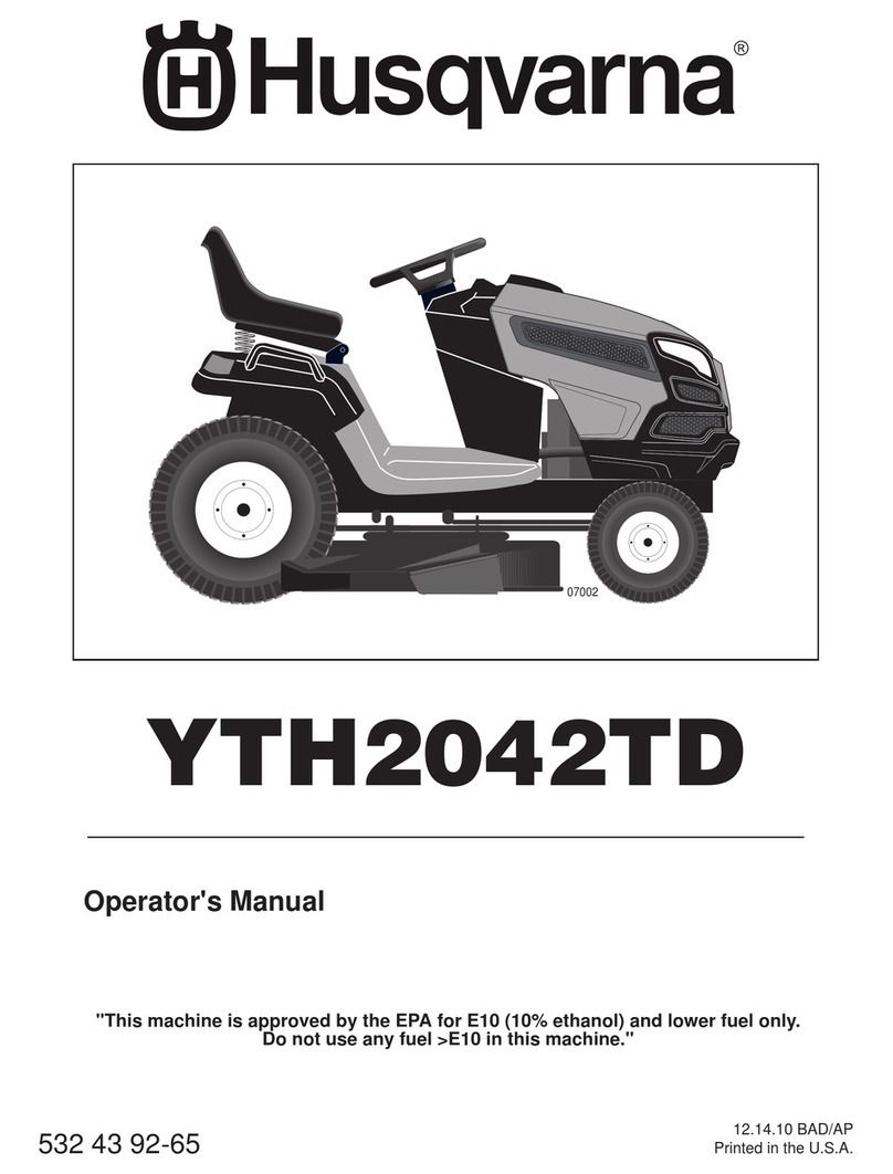 Husqvarna YTH2042TD Manuel utilisateur