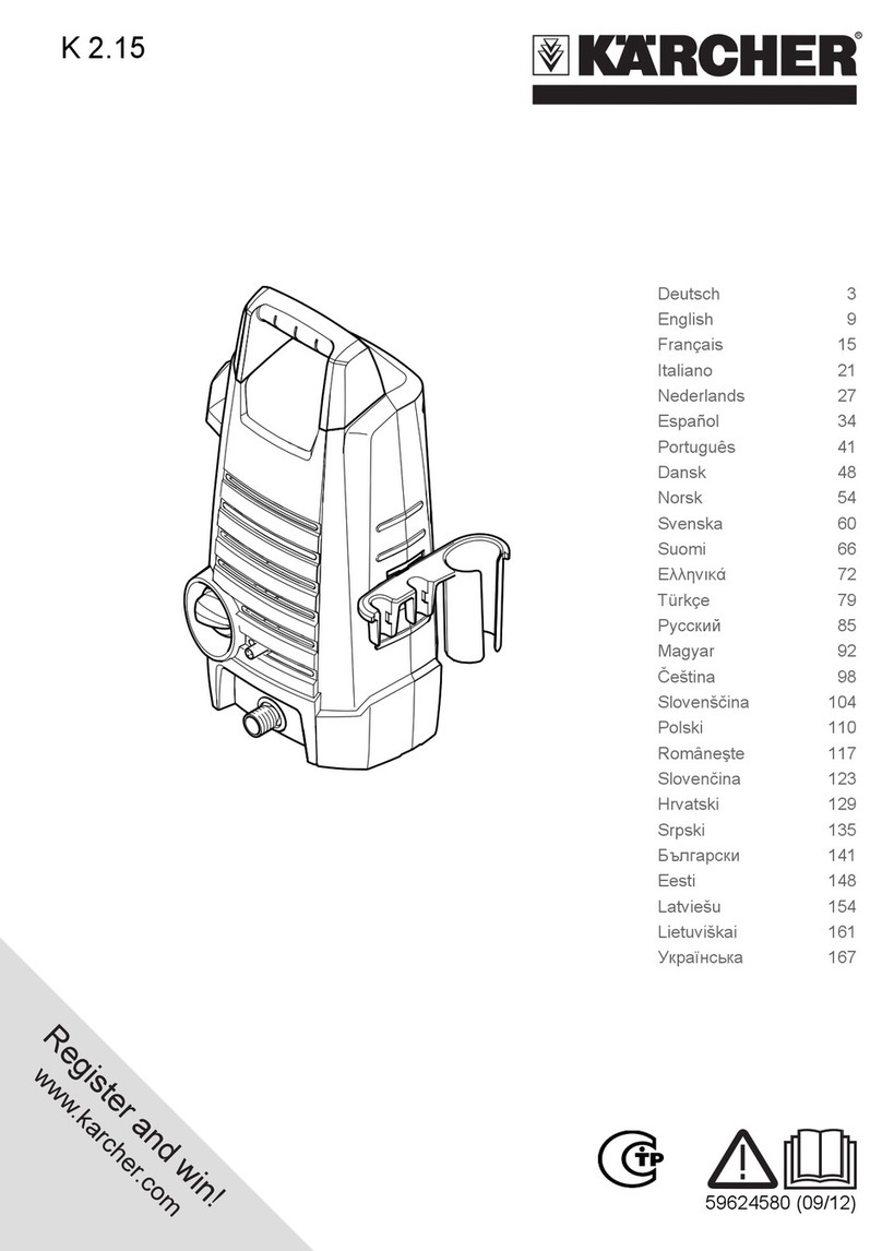 Kärcher K 2.15 Manuel utilisateur