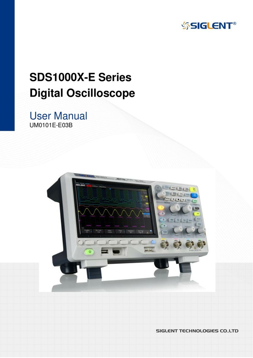 SIGLENT TECHNOLOGIES SDS1104X-E Manuel utilisateur