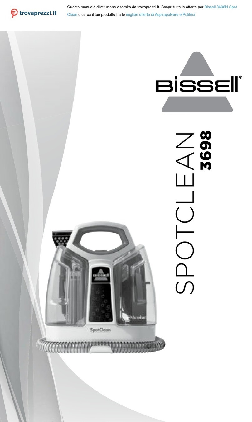 Bissell SPOTCLEAN 3698 Manuel utilisateur