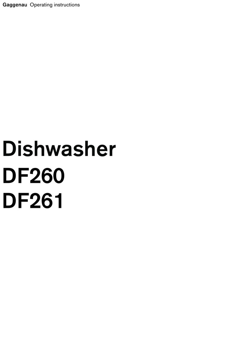 Gaggenau DF 260 Manuel utilisateur