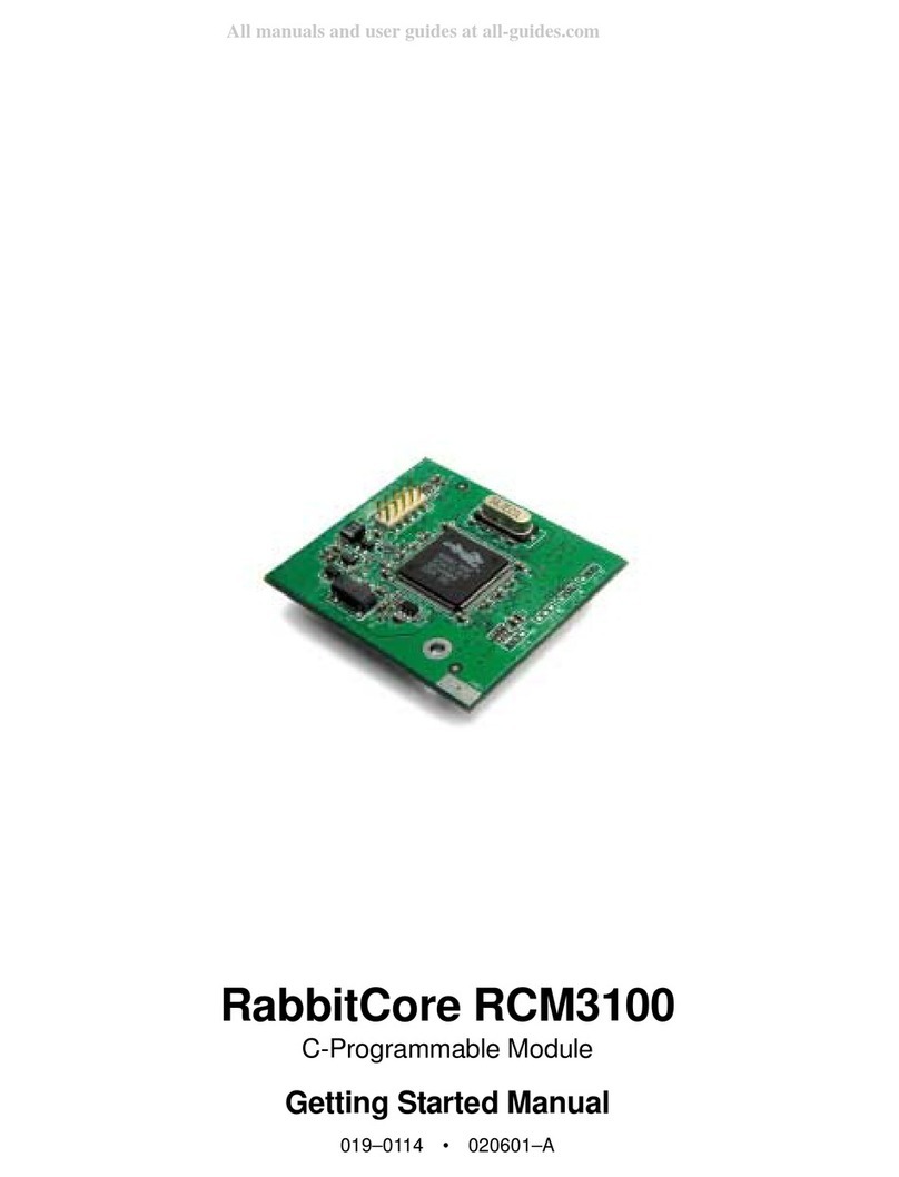 Z-World RabbitCore RCM3100 Manuel de la liste des pièces