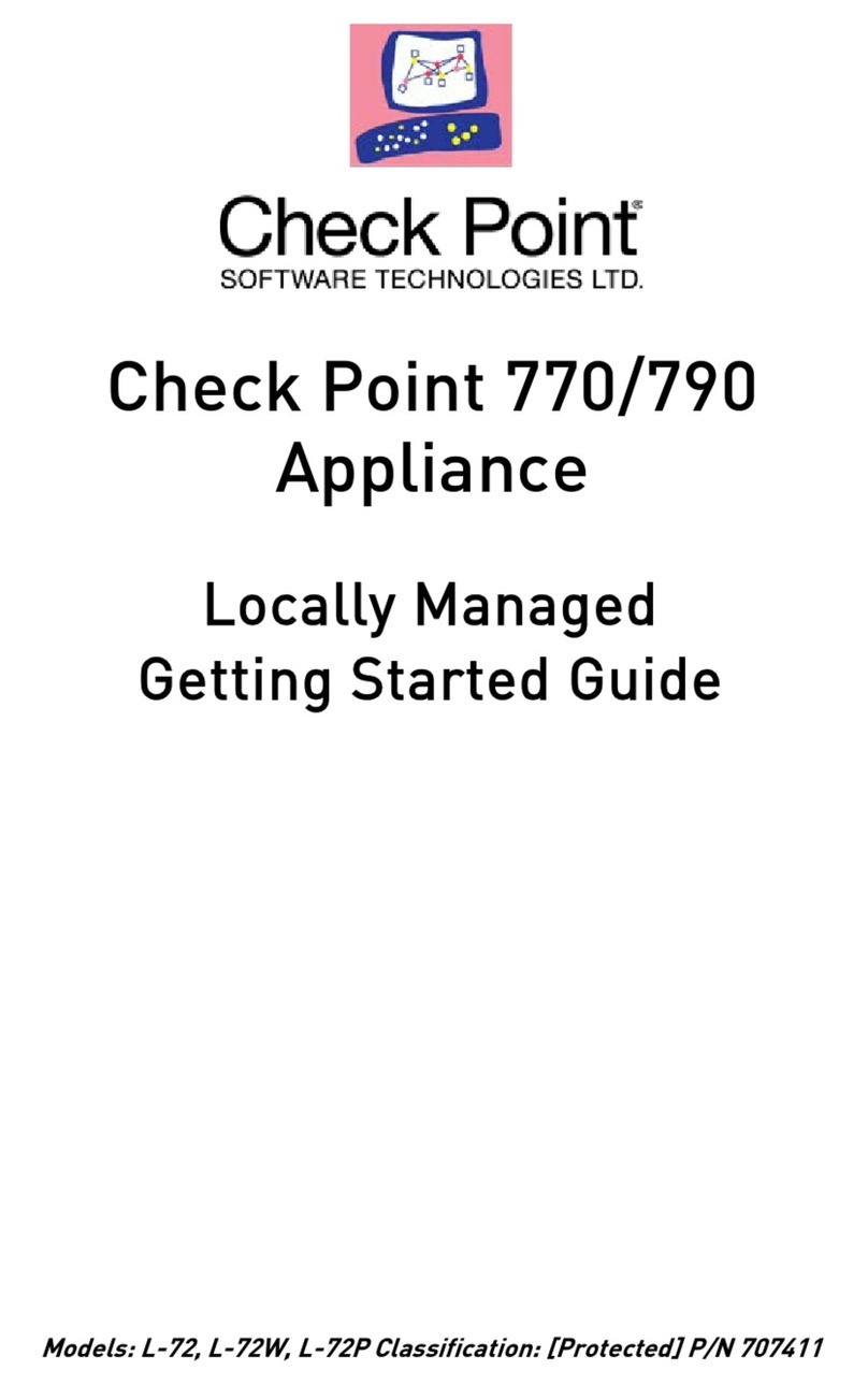 Checkpoint 770 Manuel utilisateur Checkpoint 770 Manuel utilisateur
