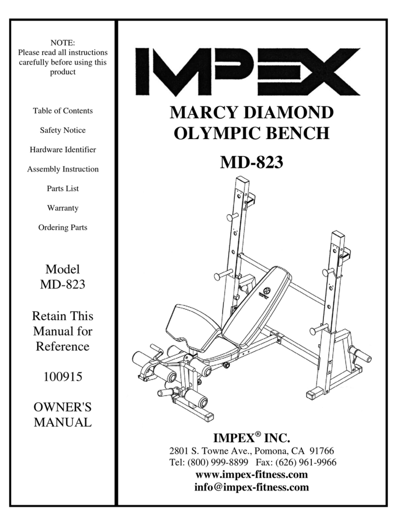 Impex MD-823 Manuel utilisateur