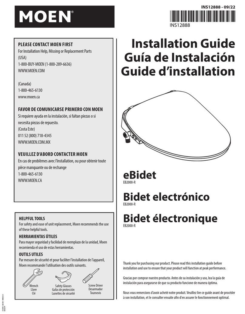 Moen EB2000-R Manuel utilisateur
