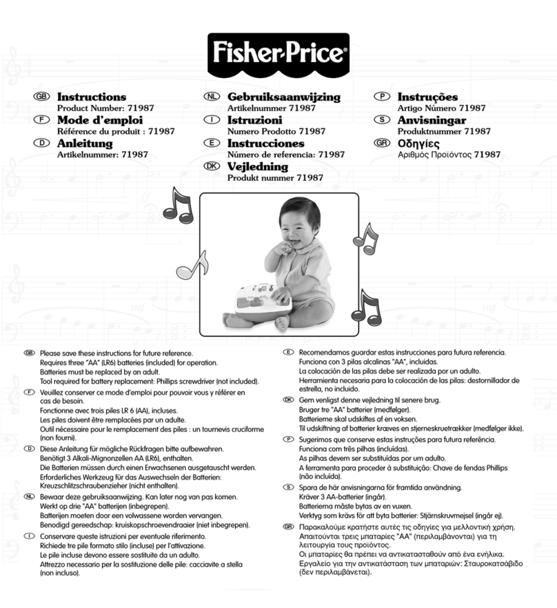 Fisher-Price 71987 Manuel utilisateur
